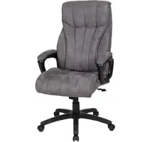 Die Möbelfundgrube Chefsessel Bürostuhl verstellbar grau - JOHN XXL
