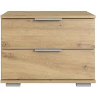 Die Möbelfundgrube Nachttisch Artisan Eiche 52 cm x 38 cm - EASY PLUS