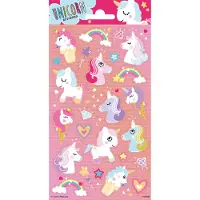 Totum Vielfältige Einhorn Aufkleber – Set mit verschiedenen Motiven für Agenda, Kunstwerke & Federmäppchen