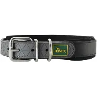 Hunter - Collar Convenience Comfort - Hundehalsband Gr Halsumfang 52 - 60 cm - Breite 2,5 cm schwarz