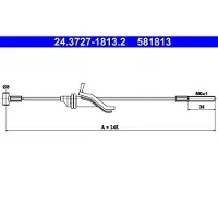 Ate Seilzug, Feststellbremse 24372718132 für MAZDA