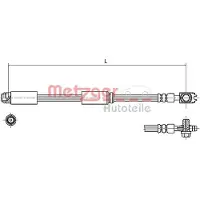 METZGER Autoteile Bremsschlauch [Hersteller-Nr. 4116227] für Audi