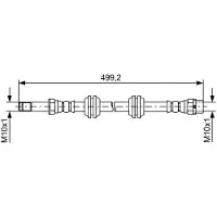 Bosch Bremsschlauch 1 987 481 727