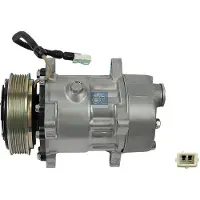 DT Spare Parts 12.77025 Klimaanlage Klimakompressor für FIAT Scudo Kastenwagen (220) Scudo Kombi (220) ULYSSE (220) passend für PEUGEOT 206 Schrägheck