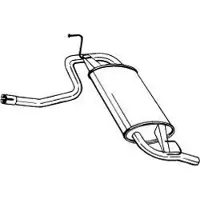 VEGAZ SZS-62 Endschalldämpfer für SUZUKI BALENO Schrägheck (EG) Auspuff