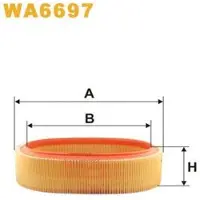 WIX FILTERS Luftfilter WA6697
