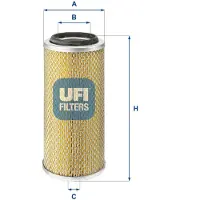 Ufi Luftfilter 27.881.00