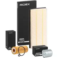 RIDEX Filterset Inspektionspaket Filtersatz für VW Golf V Schrägheck (1K1) für OPEL Corsa D Schrägheck (S07) passend für MERCEDES-BENZ A-Klasse (W169)