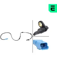 OPTIMAL ABS Sensor Raddrehzahl Vorne Rechts für CITROËN C3 I Schrägheck (FC, FN) 06-S129