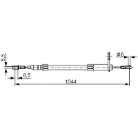 Bosch Seilzug, Feststellbremse 1 987 477 812