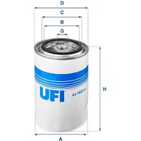 Ufi Ölfilter 23.162.02 Anschraubfilter für FERRARI 208/308 Coupe 328 GTS MONDIAL MONDIAL Cabriolet DINO GT4 (208/308) 328 GTB