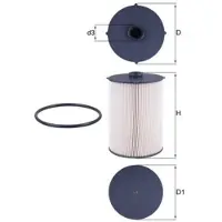 MAHLE ORIGINAL Filter KX 481D