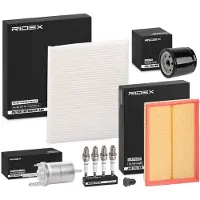 RIDEX Inspektionspaket Filterset für VW POLO (9N) für SEAT Ibiza III Schrägheck (6L) für SKODA Fabia I Combi (6Y5) FABIA (6Y2) FABIA Stufenheck (6Y3)