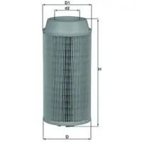MAHLE ORIGINAL Luftfilter LX 1802