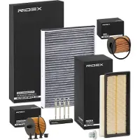 RIDEX Inspektionspaket Filterset für CITROËN C5 III Kombi (RW) passend für PEUGEOT 407 SW (6E) 407 (6D) 407 Coupe (6C)