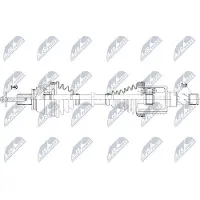 NTY NPW-FR-092 Antriebswelle Vorne Links für FORD MONDEO IV Turnier (BA7) S-MAX (WA6) GALAXY (WA6) MONDEO IV (BA7) MONDEO IV Stufenheck (BA7)