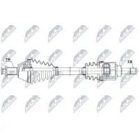 NTY NPW-VW-073 Antriebswelle Vorne Links für VW Polo Schrägheck (6R1, 6C1) POLO (AW1, BZ1) für SKODA FABIA (NJ3) FABIA Kombi (NJ5) für SEAT