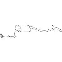 VEGAZ Endschalldämpfer TOYOTA TS-363 1743047130 Endtopf,Auspuff Endtopf,Nachschalldämpfer,ESD