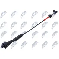NTY EZC-PE-067 Kupplungsseil Seilzug passend für PEUGEOT 206 Schrägheck (2A/C)