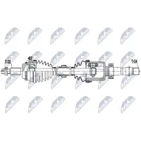 NTY NPW-TY-153 Antriebswelle Vorne Rechts für LEXUS RX (GYL1, GGL15, AGL10) ES (V6)