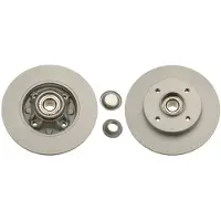 TRW Bremsscheibe DF6042BS hinten, voll, 1 Stück