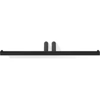 DECOR WALTHER Toilettenpapierhalter Mikado Dubbel Matt Schwarz