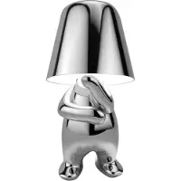 Luxus - Bins Brother Tischlampe - Silber - Mr What