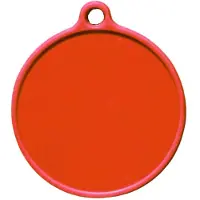 Combicraft Kunststoff Etikettenhalten 42,5x50mm in Kunststoff Etikettenhalten 42,5x50mm in Rot - 10 Stück - 10 Stück
