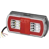 PAE Rückleuchte 5 Funktion 225 x 105 mm 43LED links