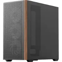 Aerocool D301A, Mini Tower, PC, Schwarz, Holz, micro ATX, Mini-ITX, Acrylnitril-Butadien-Styrol (ABS), SPCC, Gaming