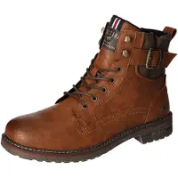 Mustang Veterschoenen Hoog Veterschoenen Hoog - cognac - Maat 44