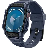 Spigen Rugged Armor Pro Hülle für Apple Watch 10 - 42 mm - Navy Blue