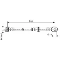 Bosch Bremsschlauch 1 987 481 087