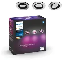 Philips Hue Centura Einbaustrahler White & Color - rund - Aluminium - 3er-Pack