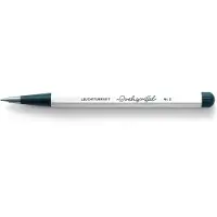 Leuchtturm Drehbleistift Drehgriffel Nr. 2, weiß/graphit, Aluminium, Griffstück Aluminium, Härte HB, Minenstärke 0.7 mm