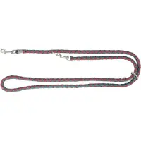 Trixie *Cavo adjustable lead, S–M: 2.00 m/ø 12 mm, sangria/petrol