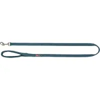 Trixie Premium Führleine, petrol - Größe: M-L: 100 cm lang / 20 mm breit