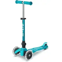 Micro mobility Mini Micro Deluxe Foldable LED, Kinder, Dreiradroller, Junge/Mädchen, Asphalt, 50 kg, 3 Rad/Räder