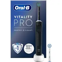 Oral-B - Vitality Pro CA HBOX Schwarze Elektrische Zahnbürste + Extra Nachfüllung