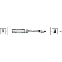MAGNETI MARELLI Zündleitungssatz 941318111043