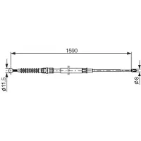 Bosch Seilzug, Feststellbremse 1 987 482 265