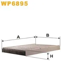 WIX FILTERS Filter, Innenraumluft WP6895