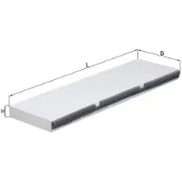 MAHLE ORIGINAL Mahle Filter, Innenraumluft LA 492