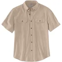 Carhartt Hemd Loose Chambray S/S Shirt Herren Dark Tan Chambray-XL