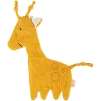 Sigikid Knistertuch Musselin Giraffe gelb Tiny 22 cm