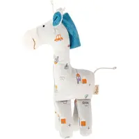 Sigikid Giraffe blau sigibaby, Greifling, Greifspielzeug, Babyspielzeug, Spielzeug, Baby, Baumwolle, 39979