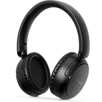 Nedis Drahtlose Over-Ear-Kopfhörer - Batterie 1 Betriebszeit Standardnutzung: 720 min - Eingebautes Mikro - Drücken Sie Strg - Stimmkontrolle - Lautstärke-Regler - Schwarz
