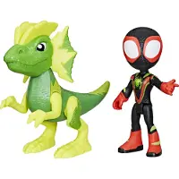 Hasbro Marvel Spidey und seine Super-Freunde - Dino-Webs, Miles „Spin“ Morales & Marvels Electrosaurus, Kulisse