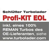 SCHLÜTTER TURBOLADER Lader, Aufladung END of LIFE PROFIKIT - mit GARRETT REMAN TURBOLADER 166-02440EOL