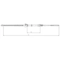 Textar Seilzug, Feststellbremse 44005200